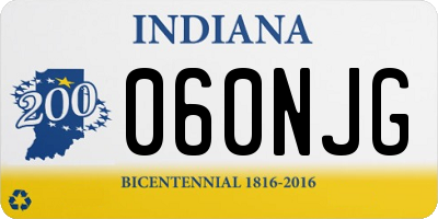 IN license plate 060NJG