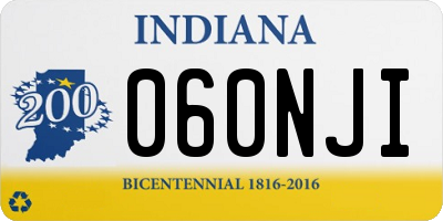 IN license plate 060NJI