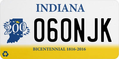 IN license plate 060NJK
