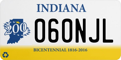 IN license plate 060NJL