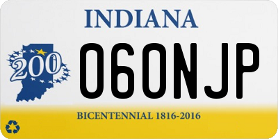 IN license plate 060NJP