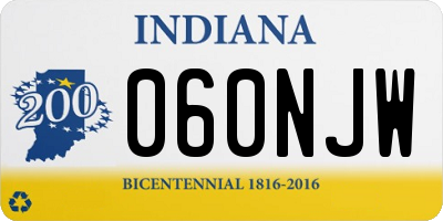 IN license plate 060NJW