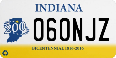 IN license plate 060NJZ