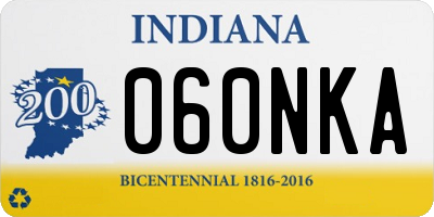 IN license plate 060NKA