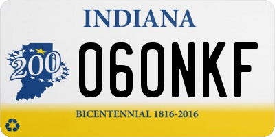 IN license plate 060NKF