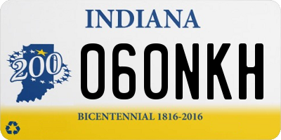 IN license plate 060NKH