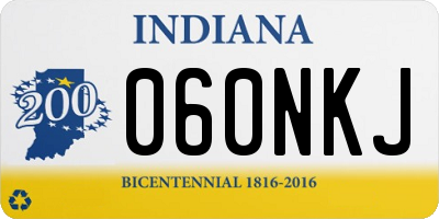 IN license plate 060NKJ
