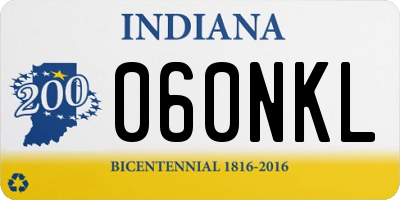 IN license plate 060NKL