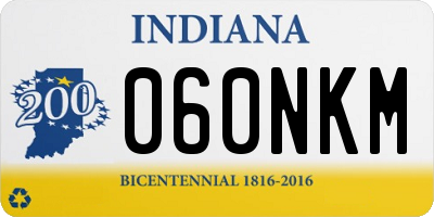 IN license plate 060NKM