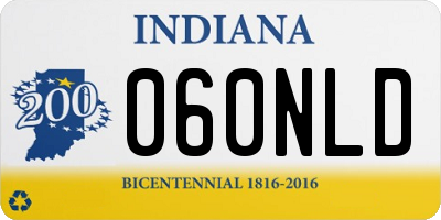IN license plate 060NLD