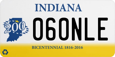 IN license plate 060NLE