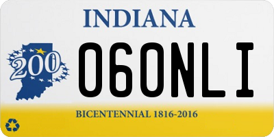 IN license plate 060NLI