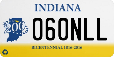 IN license plate 060NLL