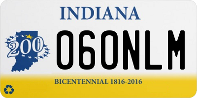 IN license plate 060NLM
