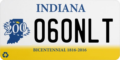 IN license plate 060NLT