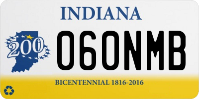 IN license plate 060NMB