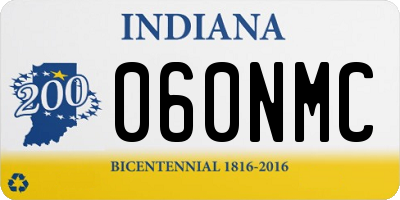 IN license plate 060NMC
