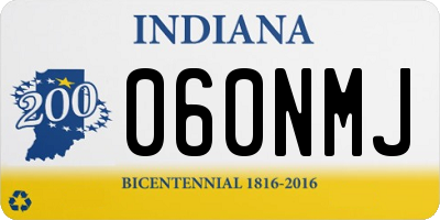 IN license plate 060NMJ