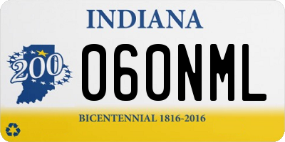 IN license plate 060NML