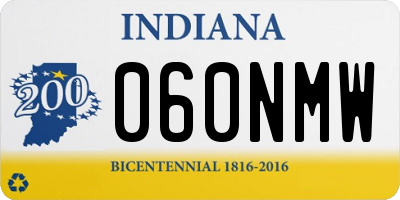 IN license plate 060NMW