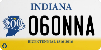 IN license plate 060NNA