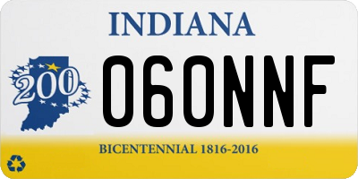 IN license plate 060NNF