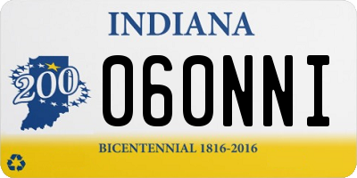 IN license plate 060NNI