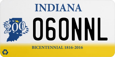 IN license plate 060NNL
