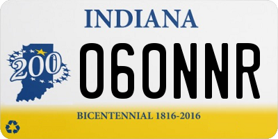 IN license plate 060NNR