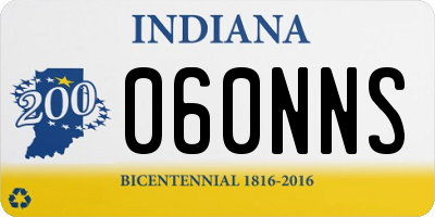 IN license plate 060NNS