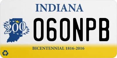 IN license plate 060NPB