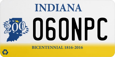IN license plate 060NPC