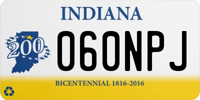 IN license plate 060NPJ