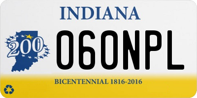 IN license plate 060NPL