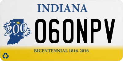 IN license plate 060NPV