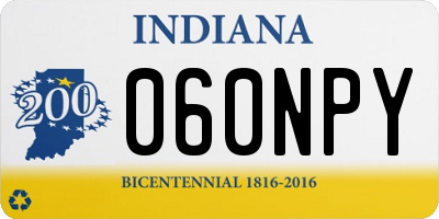 IN license plate 060NPY