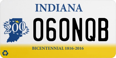IN license plate 060NQB