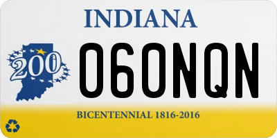 IN license plate 060NQN