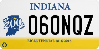 IN license plate 060NQZ