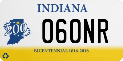 IN license plate 060NR