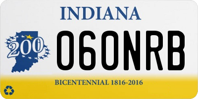 IN license plate 060NRB