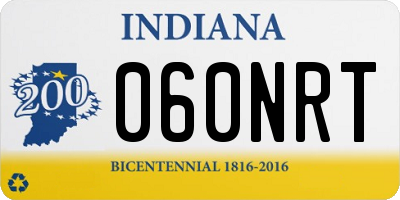 IN license plate 060NRT