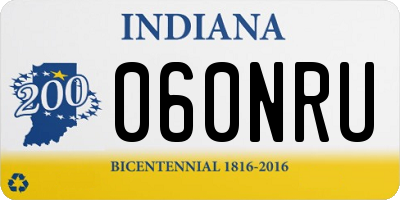 IN license plate 060NRU