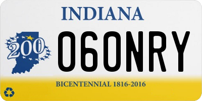 IN license plate 060NRY