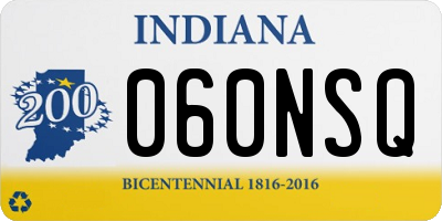 IN license plate 060NSQ