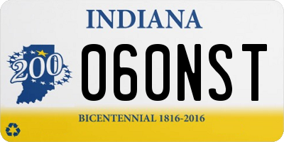IN license plate 060NST