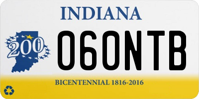 IN license plate 060NTB