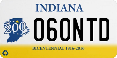 IN license plate 060NTD