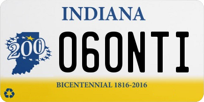 IN license plate 060NTI
