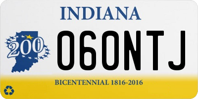 IN license plate 060NTJ